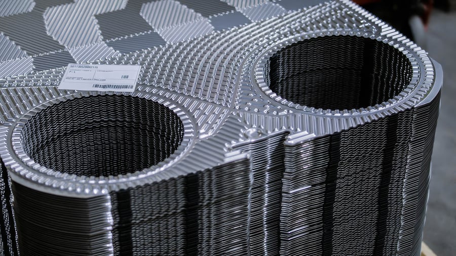 Heat exchanger plates