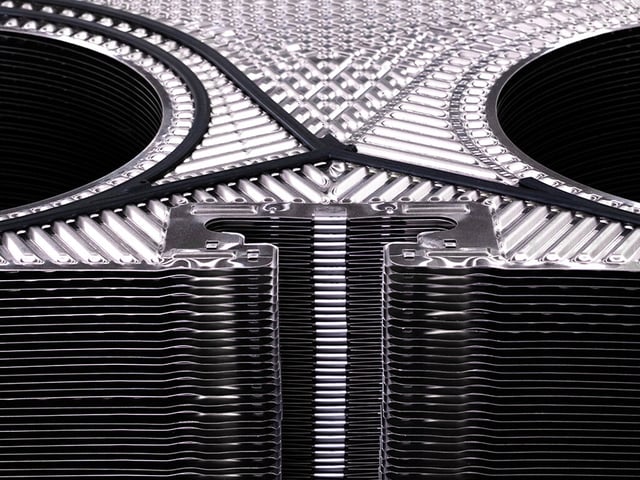 Heat exchanger Plates with nozzles